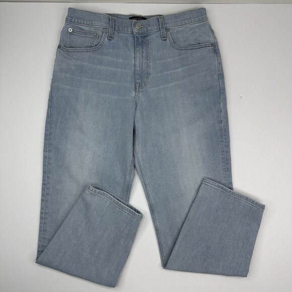 J.Crew Women's Blue Bleach Wash Slouchy Boyfriend Jean W28-32/L27.2 - Picture 1 of 12